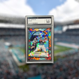 Tua Tagovailoa | Cartes de sport à collectionner holographiques personnalisées pour les éliminatoires des dauphins et des Cowboys le 12 décembre 2023