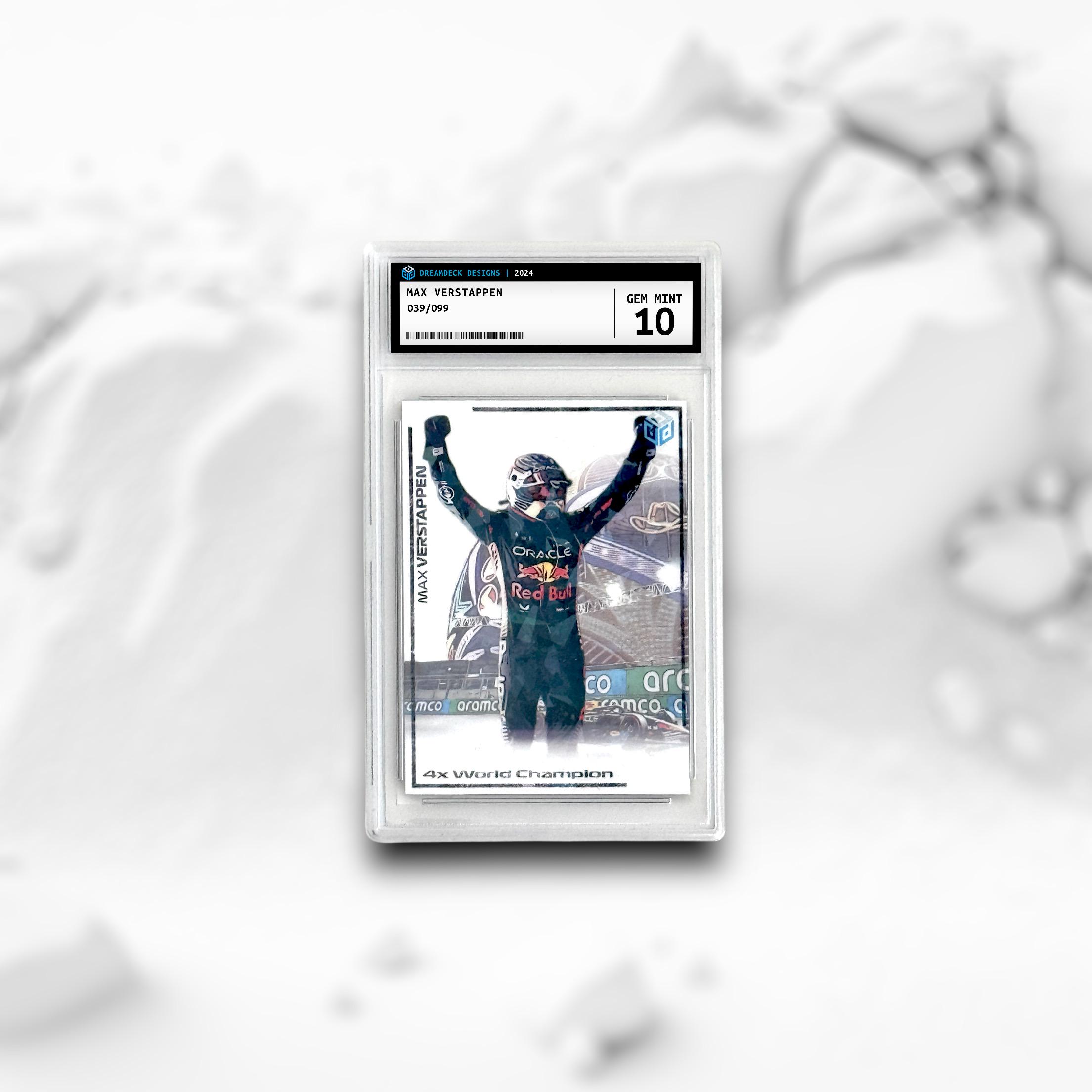 Max Verstappen - 4x World Champion - Holographic Custom 