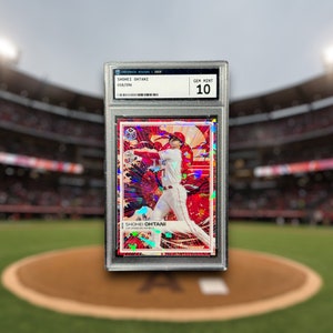 Shohei Ohtani 2018 Los Angeles Angels Holographique Cartes de Baseball Sports à Collectionner Personnalisées Carte à Collectionner | de carton gradué | Chargeur par le haut