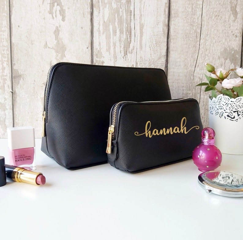 Personalised Boutique Bag Personalised Makeup Bag with Etsy