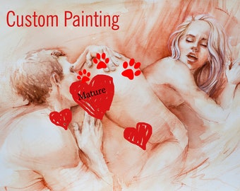 340px x 270px - Nude art erotic art | Etsy