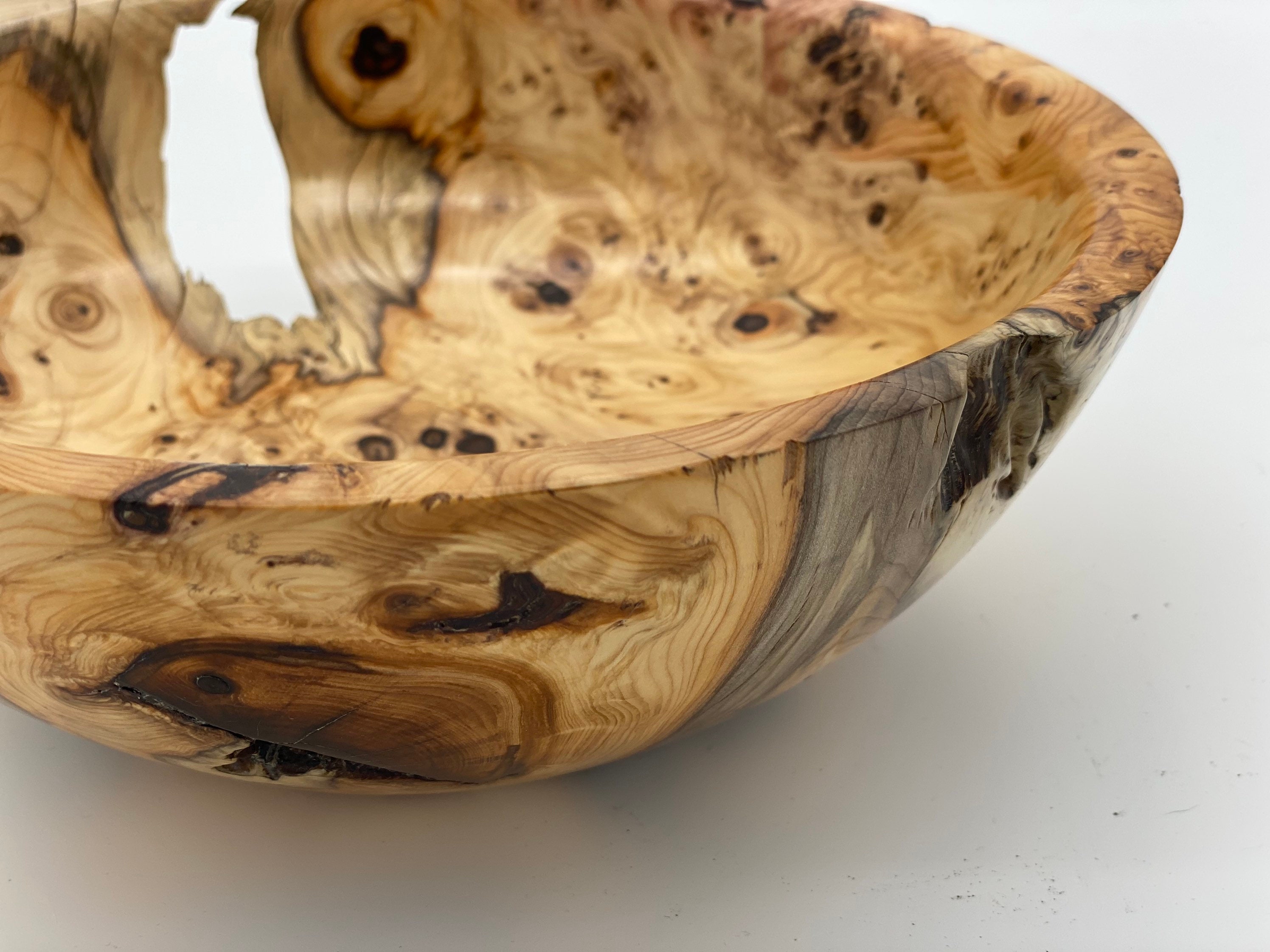 Stunning wooden bowl made from a tree burl Etsy