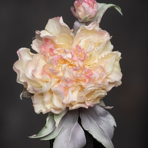 Flower Brooch for Women, Unique Silk Floral Brooches, Stylish Events Accessories, Flower Gift for Women. Made to order