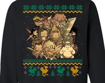 anime ugly christmas sweater