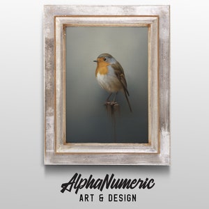 Impression Robin Bird, art mural vintage, affiche de printemps, art numérique, Robin Bird imprimable, peinture d'art neutre, art de la campagne, téléchargement