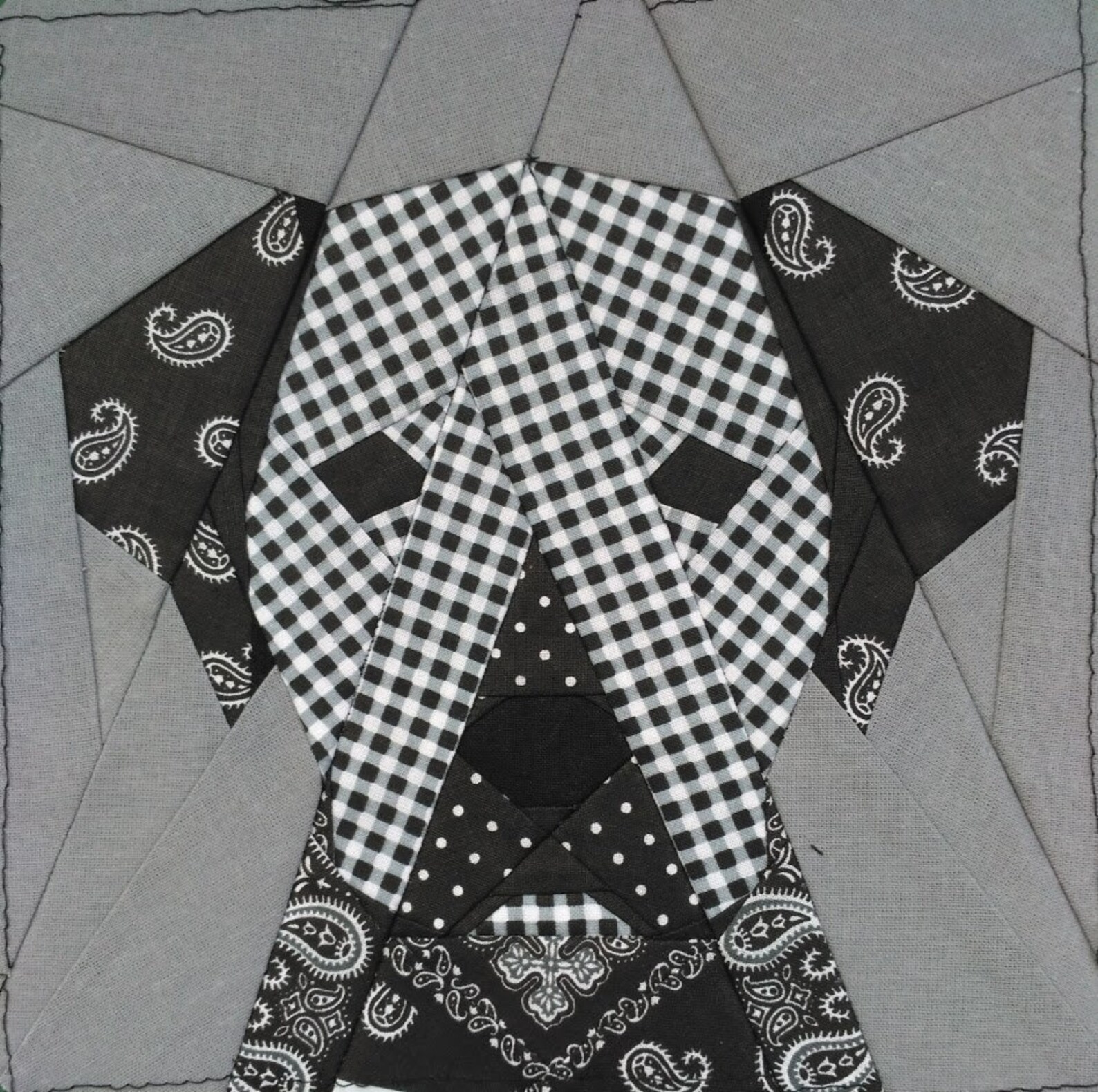 Labrador quilt block Etsy