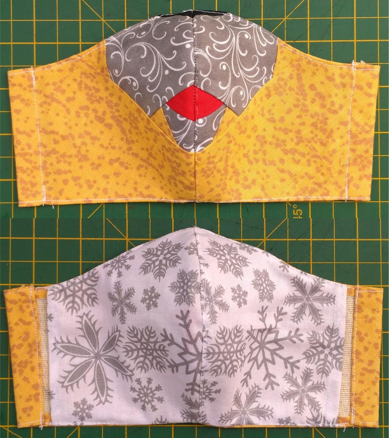 Animal face mask PDF pattern with a pocket for filter Etsy