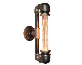 Wall sconce, Wall lamp, design, industrial, Steampunk, handmade.