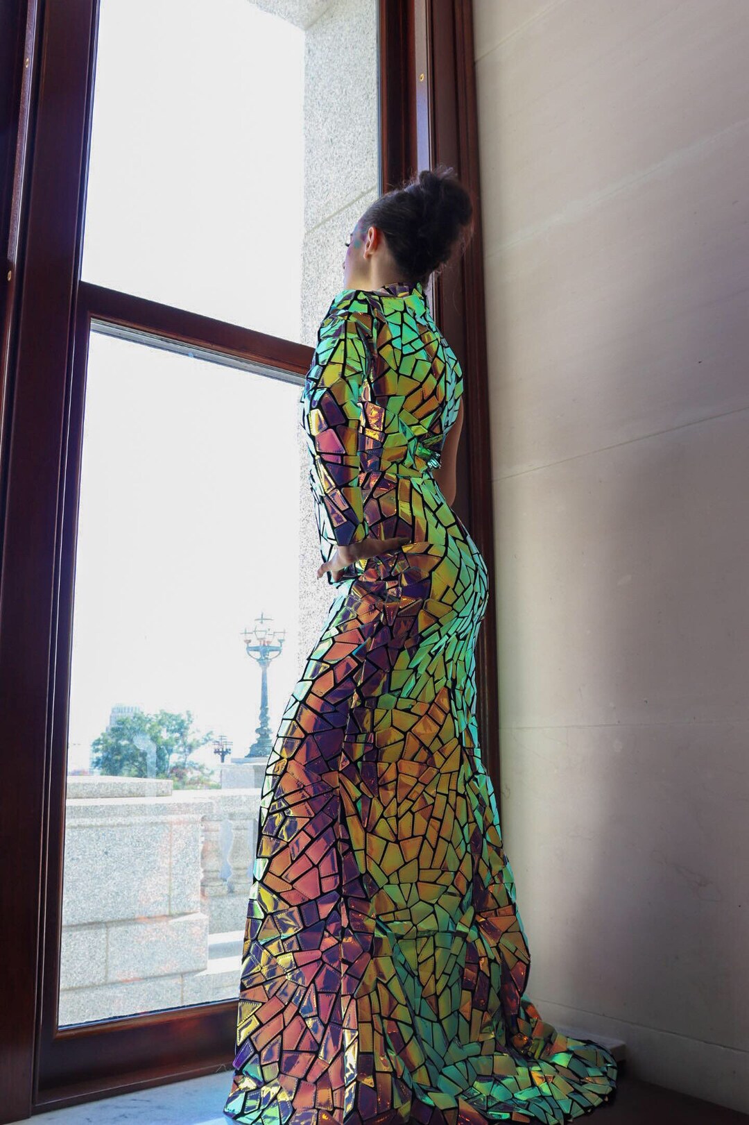 Print Holographic Women's Robe main image 1