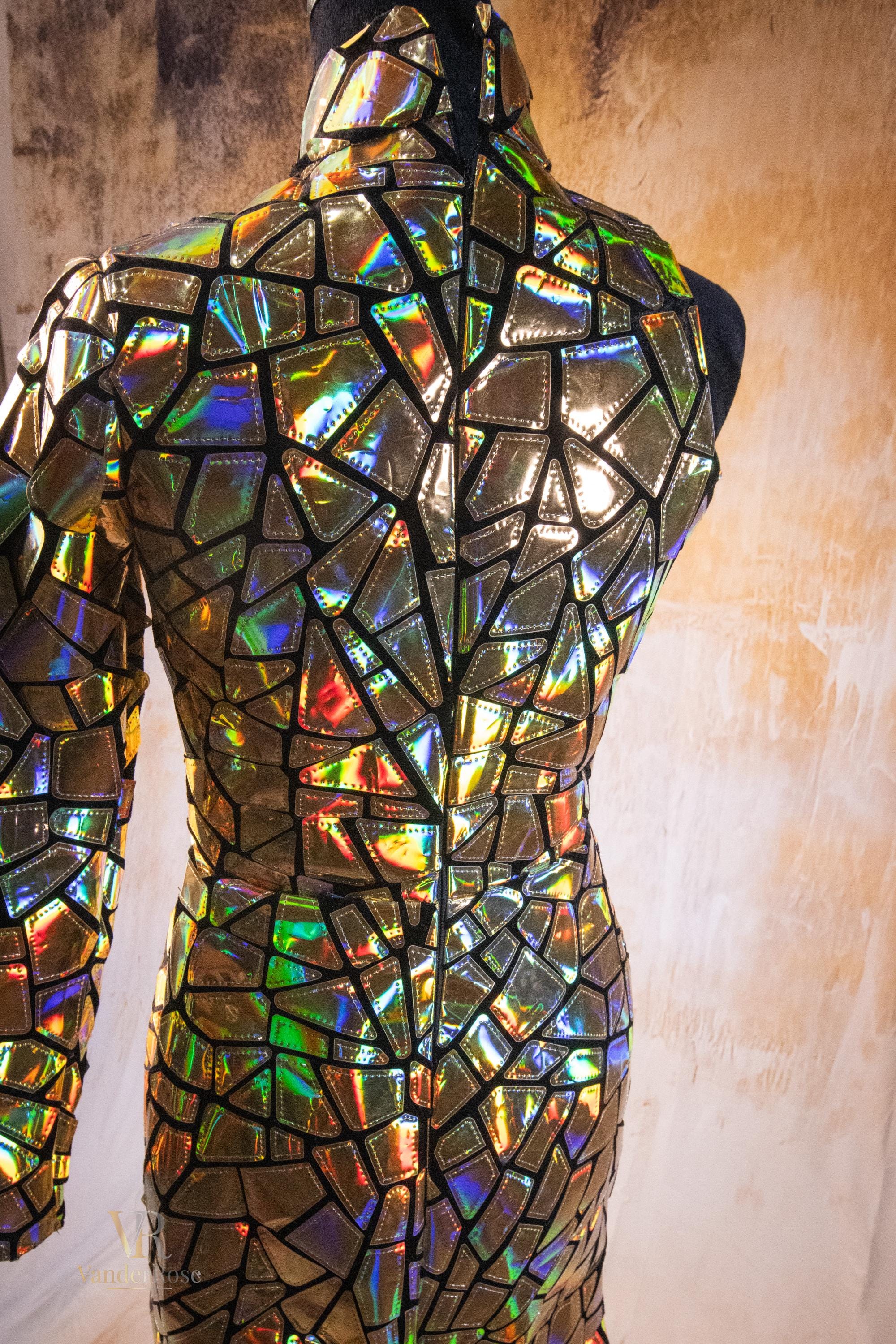 ワンピース CHLOE Lame dress The Chloe Gown, Bronze, One Shoulder, Metallic, Mermaid