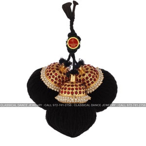 Temple Indian Jewelry Ball Jada Kunjalam Kuchulu Kupullu | Bharatanatyam Kuchipudi Weddings | Classical Dance Jewelry