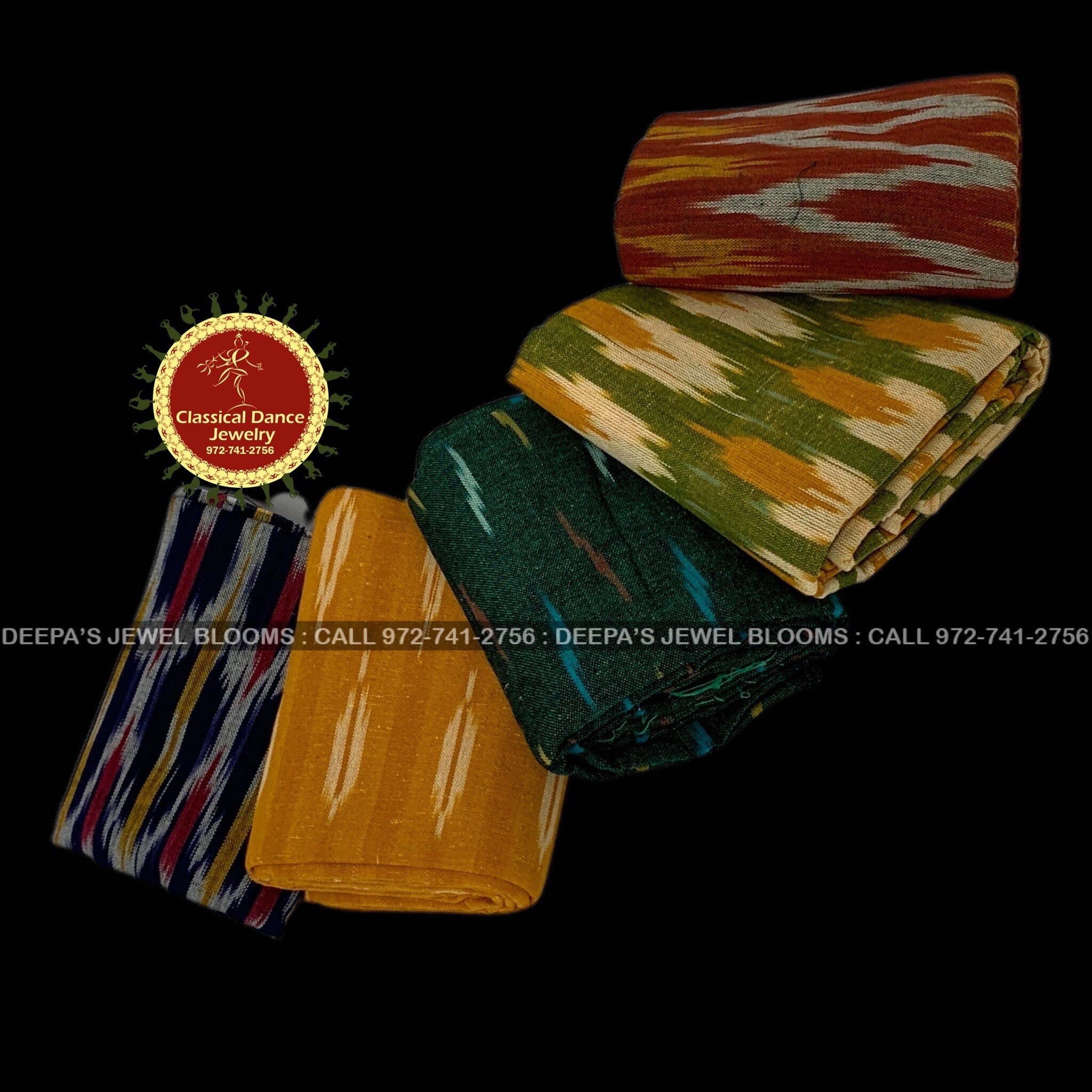 ikkat pattu blouse pieces