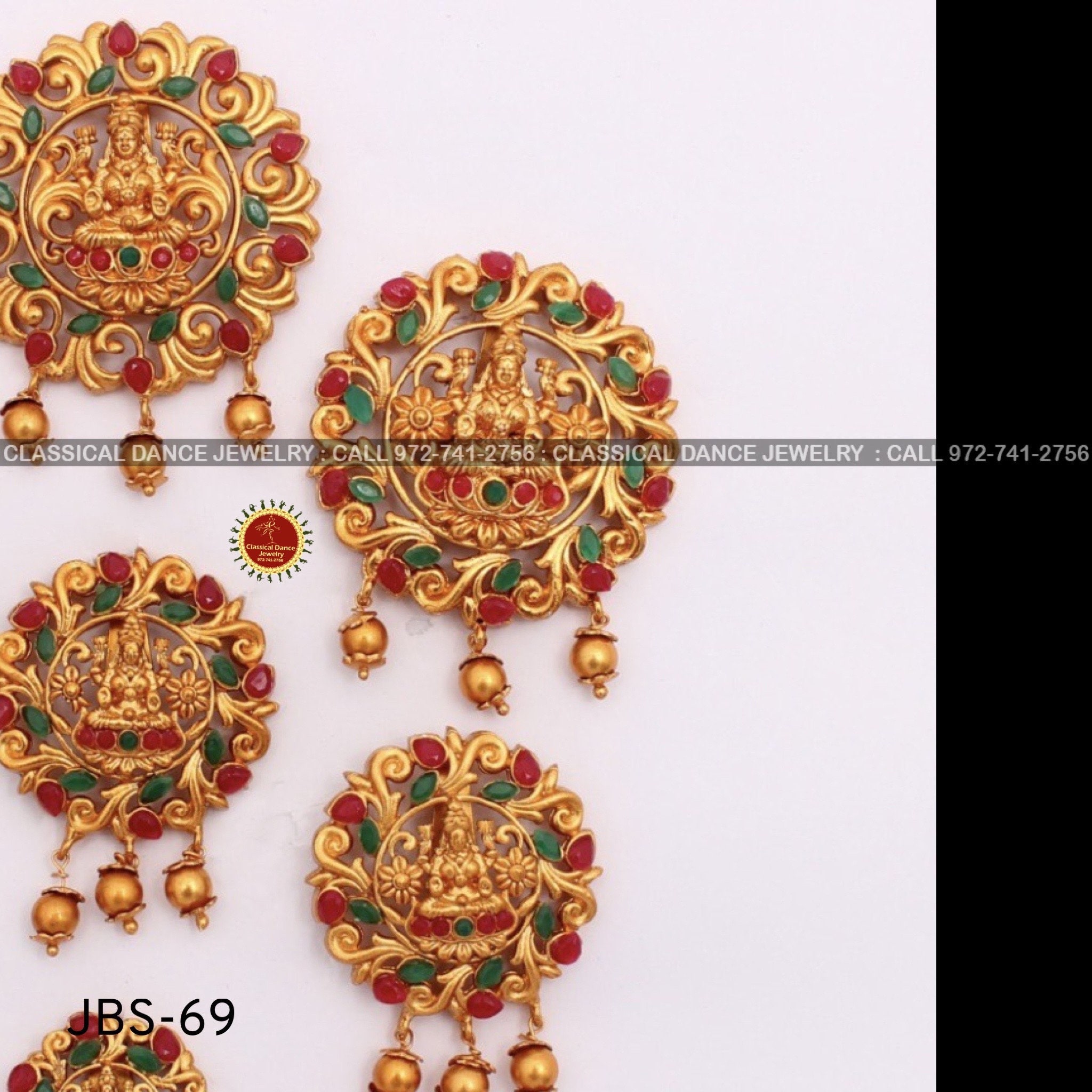 Antique Gold Lakshmi Bridal Half Saree Indian Jewelry Jada - Etsy Israel