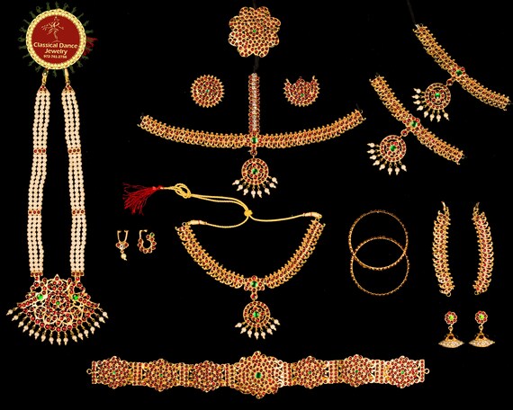 Bharatanatyam dance hotsell ornaments