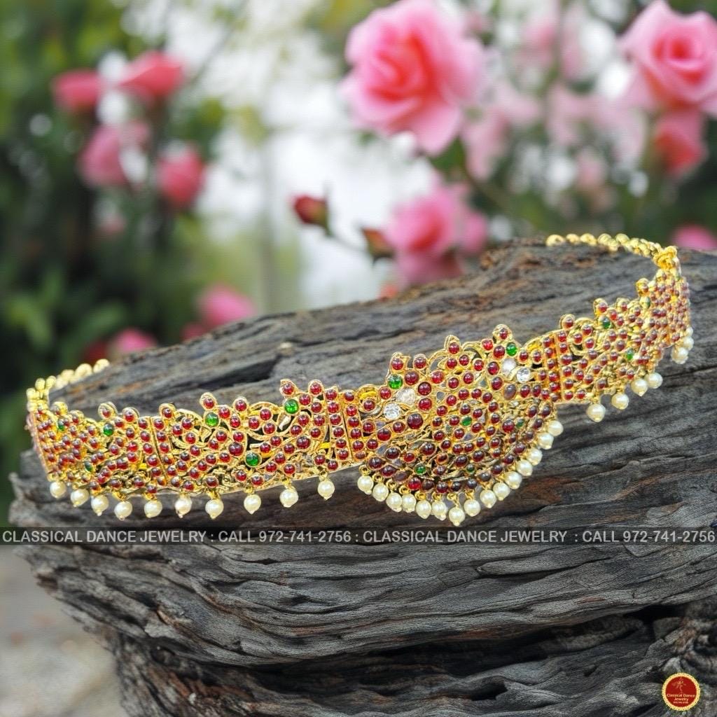 Bharatanatyam Jewelry Hip Belt - Etsy display picture 2