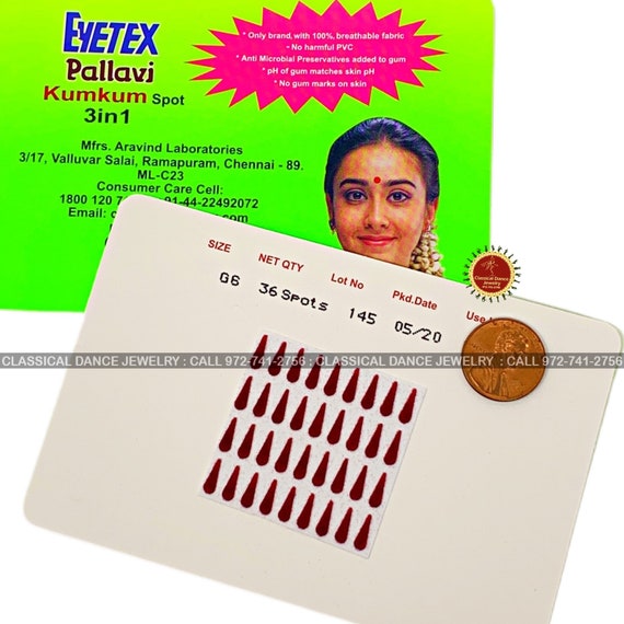 Buy Eyetex Pallavi Kumkum - Skin Friendly Liquid Bindi Online at Best Price  of Rs 8 - bigbasket