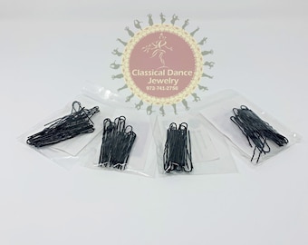 Jura U Pins | EKTA Heavy Duty Black | Dance Bharatanatyam, Kuchipudi, Mohiniyattam, odissi, Kathak | Classical Dance Jewelry