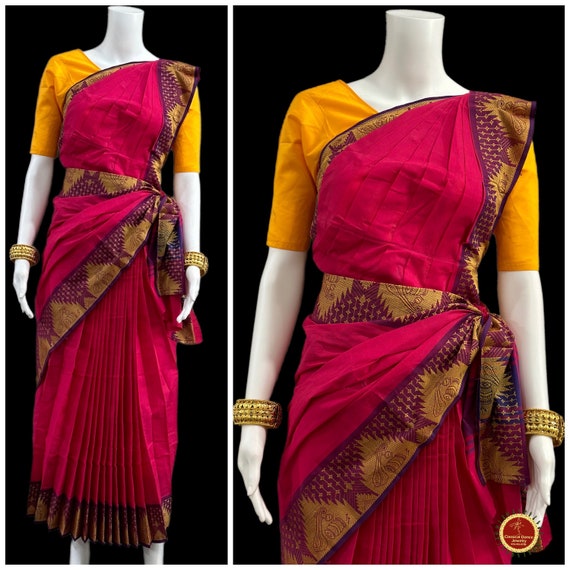Classical dance saree hotsell