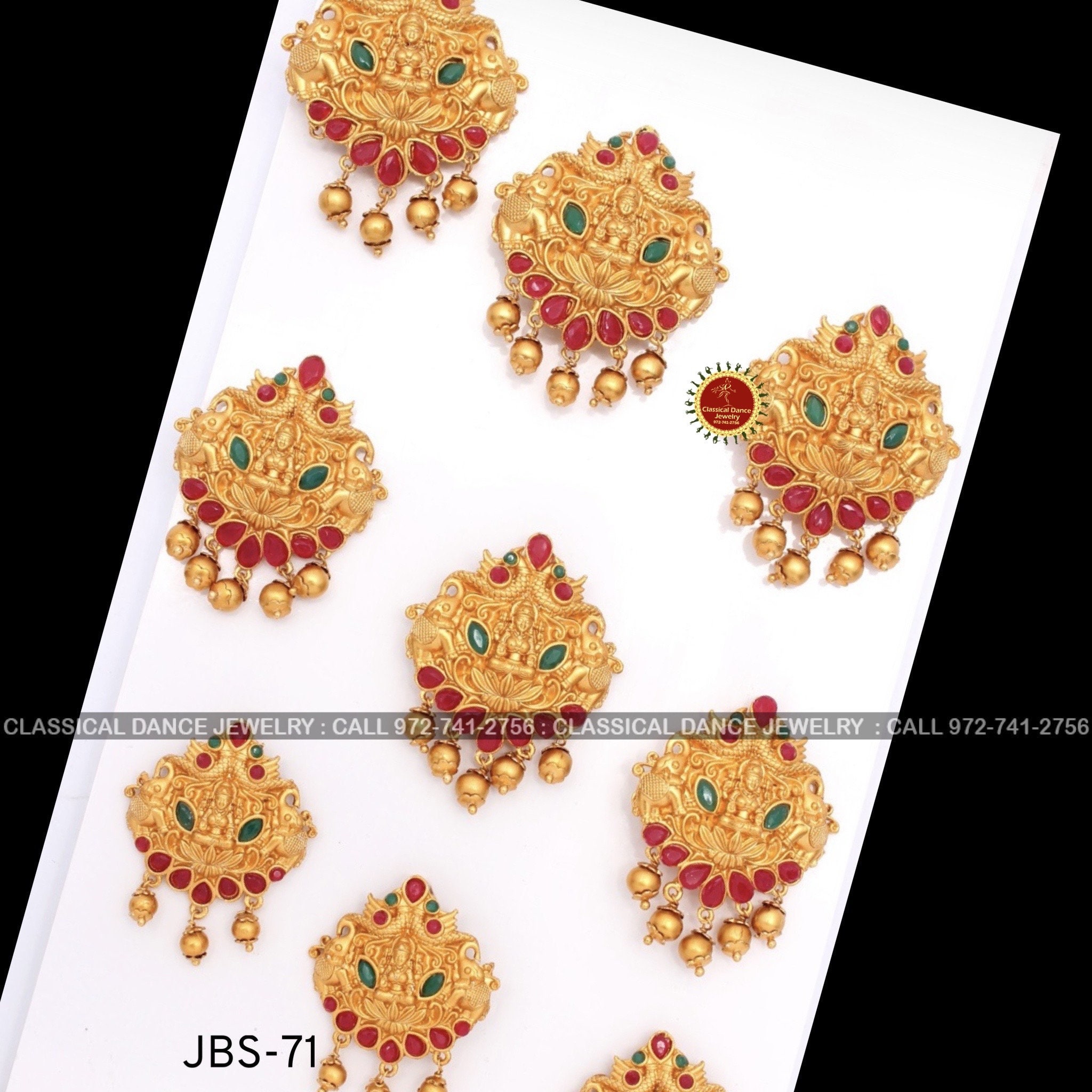 Antique Gold Lakshmi Bridal Half Saree Indian Jewelry Jada - Etsy Denmark
