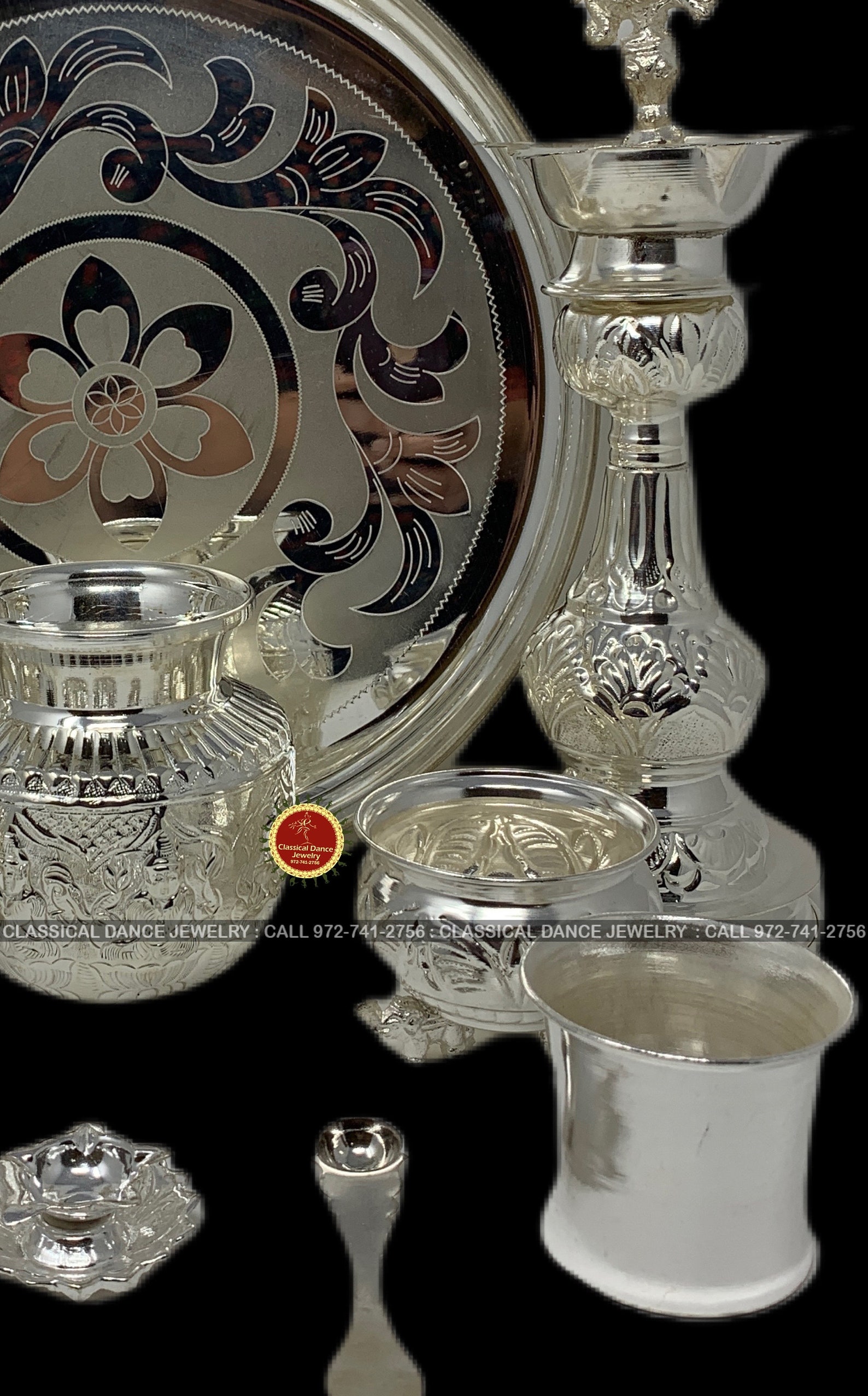 German Silver Pooja Items Online Shopping German Silver Pooja Thali Set Return Gifts Haldi/pasupu | Etsy