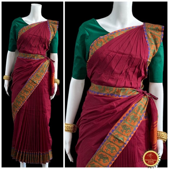 Classical dance saree deals