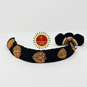 Teardrop Temple Indian Jewelry Ready Jada | Billalu | Bharatanatyam Kuchipudi Weddings Events | Classical Dance Jewelry