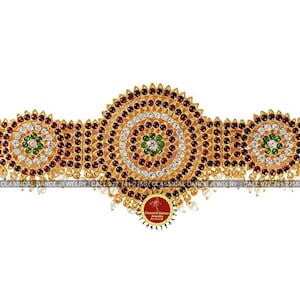 Temple Kemp Indian Jewelry Oddiyanam Kamarbandh Waist Belt | Bharatnatyam, Kuchipudi, Engagement, Weddings | Classical Dance Jewelry