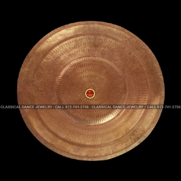 KUCHIPUDI Brass Dance Tharangam Plate | 16 15 14 13,12 inch | Bharatanatyam Dances | Classical Dance Jewelry