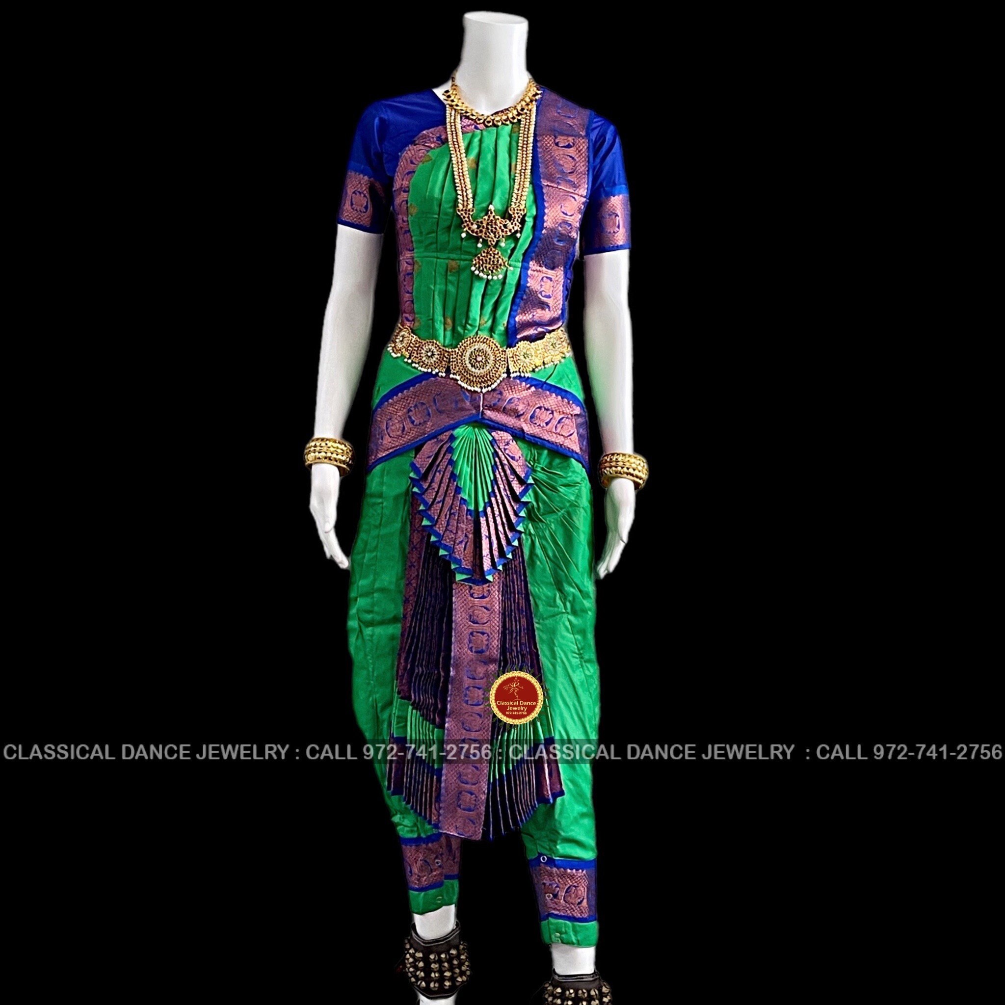 都内で BLUE GREEN 32 Zari Copper Bharatanatyam Length Pant Inch 絵画