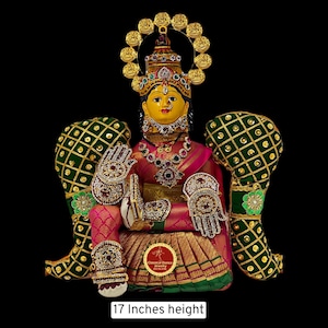 Goddess Vara Lakshmi idol | Ammavaru Amman Pooja Festivals Wedding | Classical Dance Jewelry