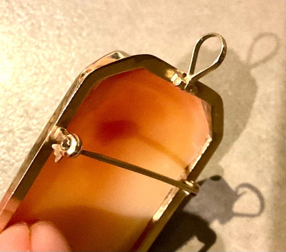 Solid 9ct 375 Yellow Gold Rectangle / Square Came… - image 14