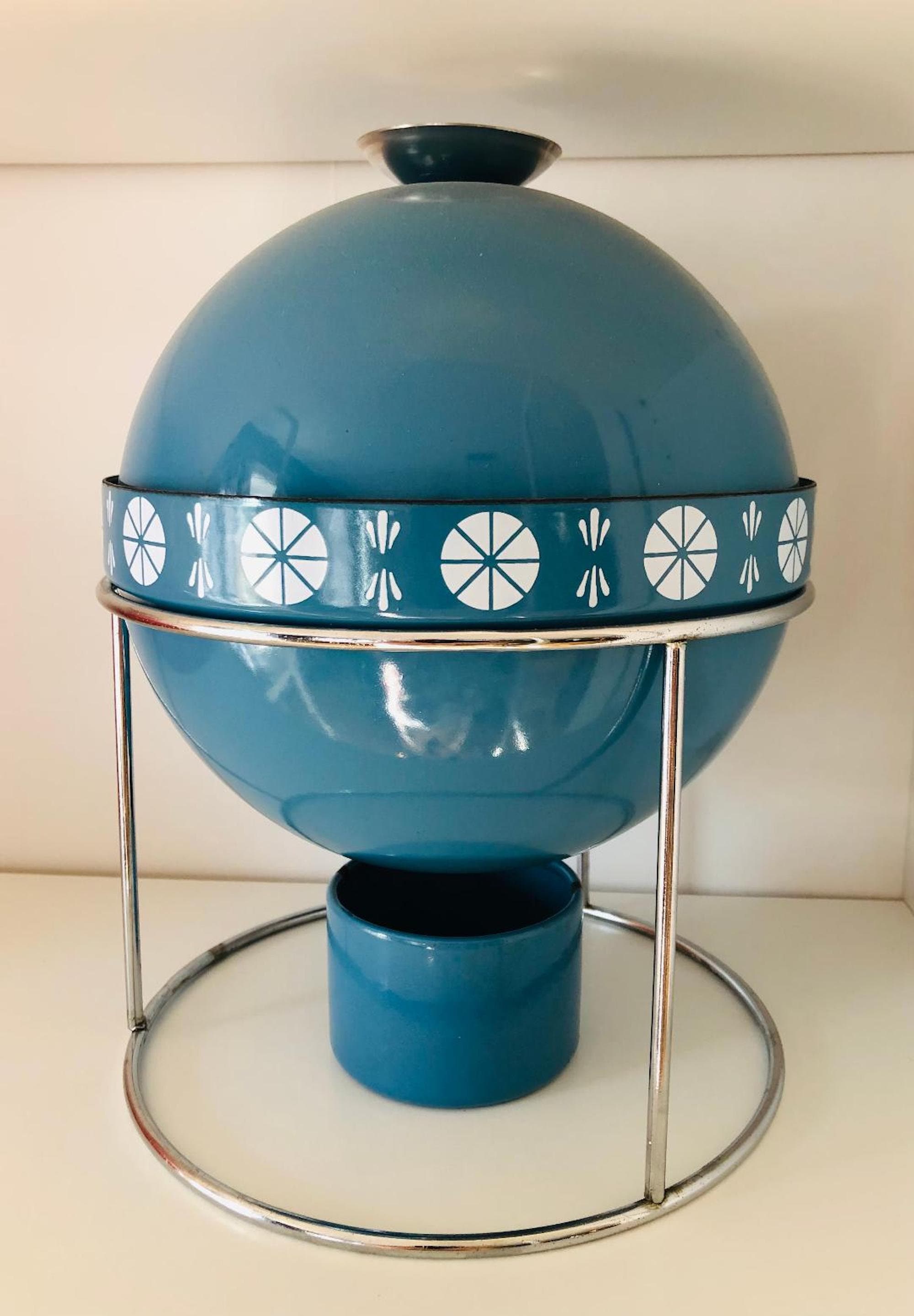 Cathrineholm Blue Enamel Viking Fondue Pot Set - Etsy