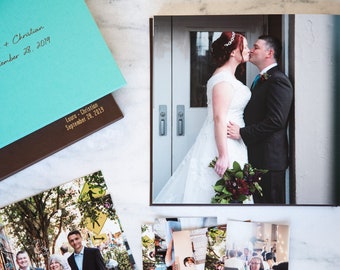 Customized Wedding & Elopement Printed Albums - Professionally Designed Wedding + Elopement Memory Book