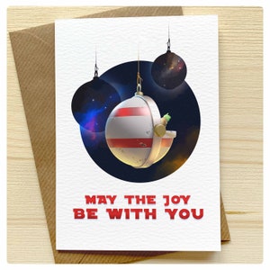 Grogu The Mandalorian - Biglietto d'auguri - Star Wars Natale Inverno Vacanze Arte Decorazione Carta con busta