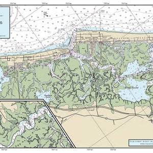 Nautical Placemat: Townsends Inlet (NJ)