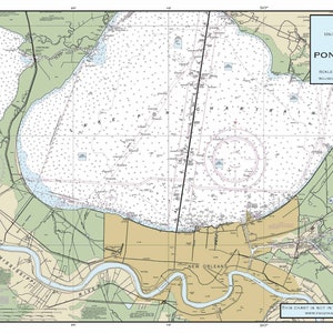 Nautical Placemat: Lake Pontchartrain