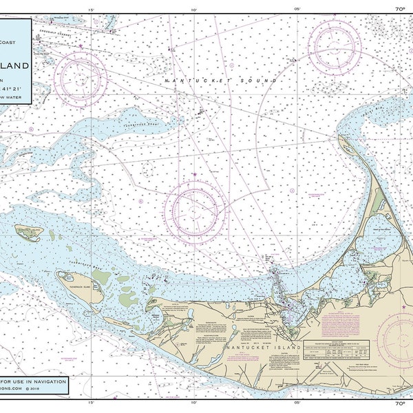 Nautical Placemat: Nantucket Island (MA)