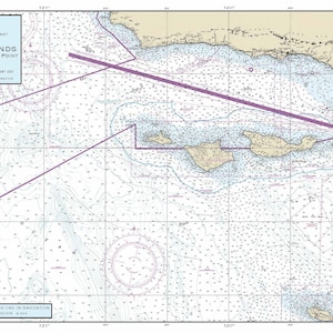 Nautical Placemats: Channel Islands (CA)