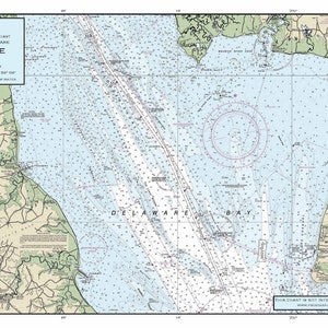 Nautical Placemat: Delaware Bay (DE)