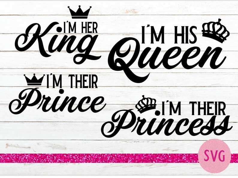 Download Royal Family svg cut file her king his queen family shirt ...
