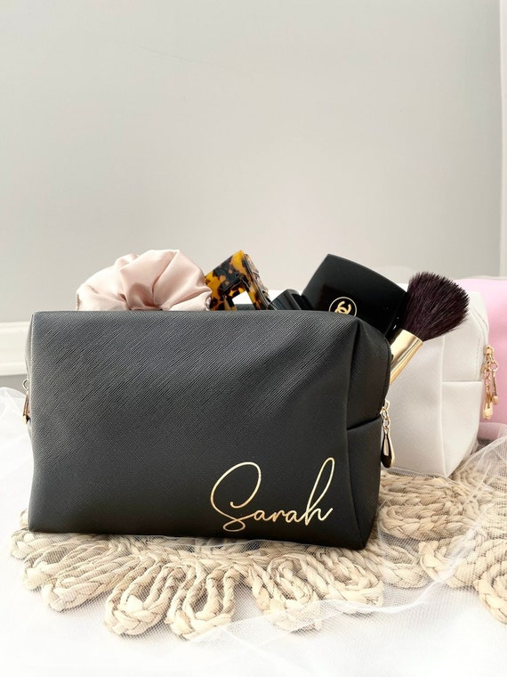 Personalized Toiletry, Bridesmaid Gifts, Makeup Bag, Makeup Pouch, Organizer, and travel Essentials, Customize Bag, Bridesmaid Proposal Gift