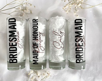 PERSONALISED SHOT GLASS, Custom Bachelortte Shot Glass, Bachelor Shot Glass, Birthday Shot Glass,