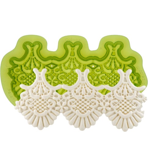 Marvelous Molds Betty Lace Silicone Mold | Fondant Cake Decorating