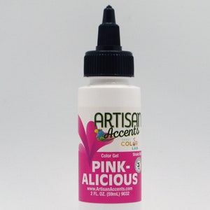 Artisan Accents Gel Food Colors Pink