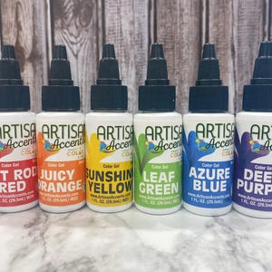 Artisan Accents Gel Colors 1oz Individual