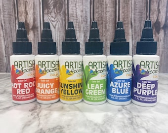 Artisan Accents Gel Colors 1oz Individual