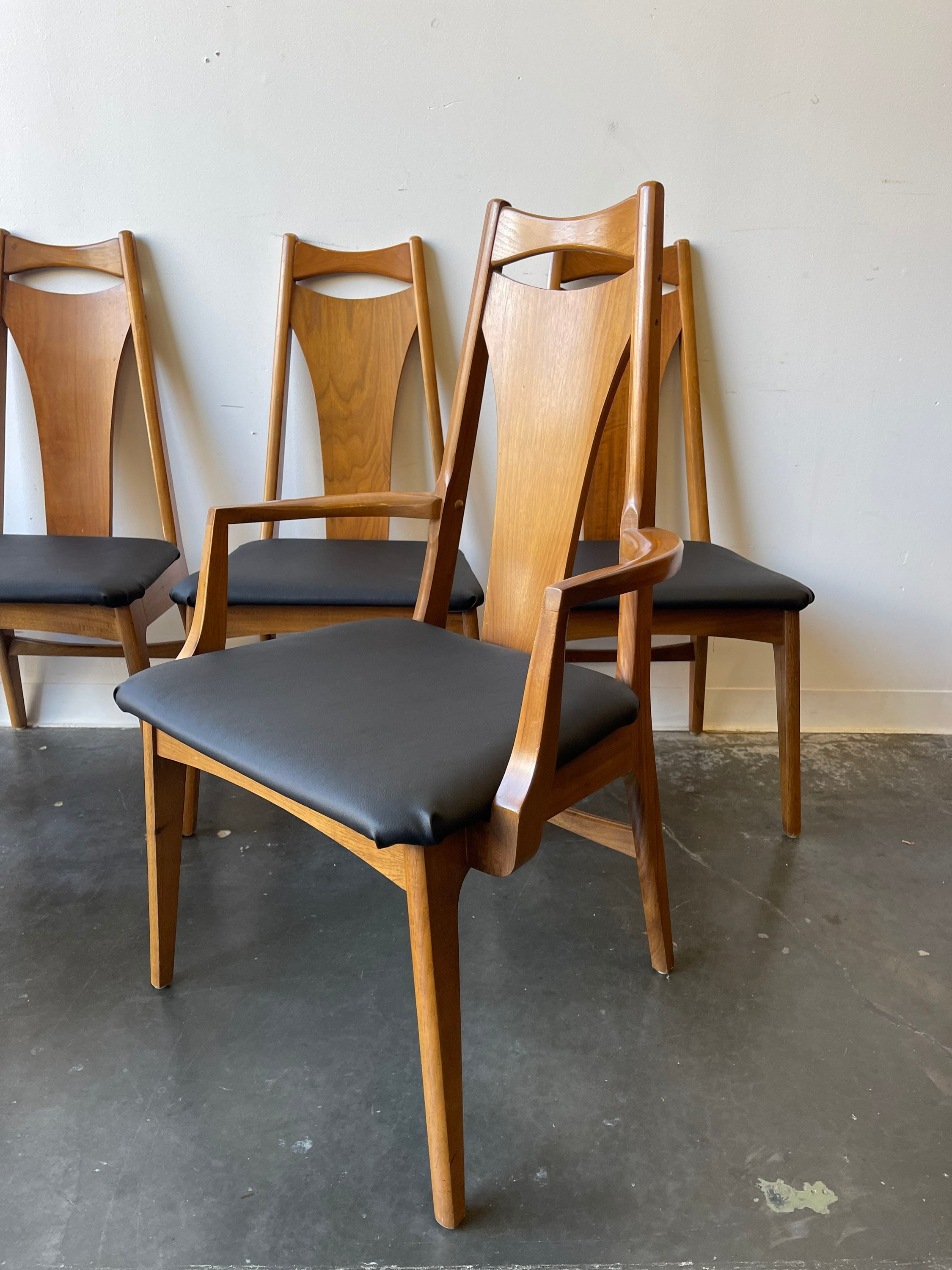 MCM Set of 6 Dining Chairs by Young Mfg Mid Century Etsy