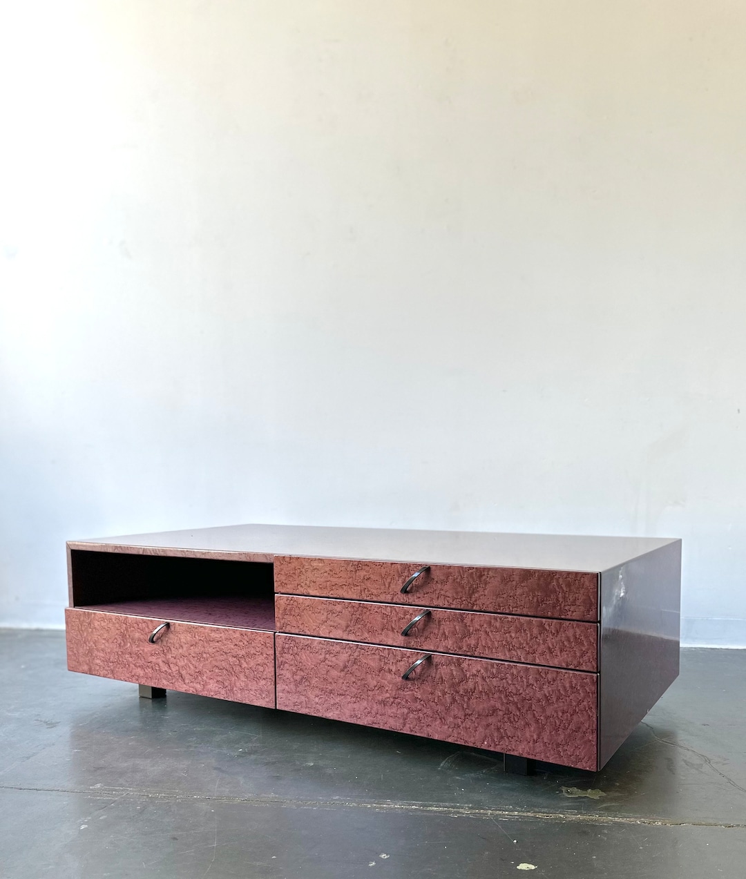 Vintage Post Modern Coffee Table by Saporiti Italia Circa 1980 - Etsy