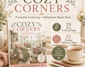 Cozy Coloring and Reflection Journal Printable