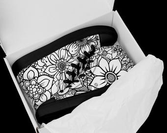 Color Your Own High Top Sneakers